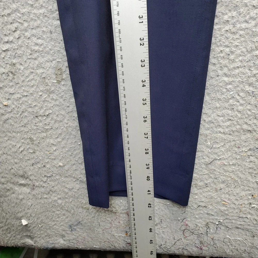 Hugo Boss 2-Piece Suit Blazer & Pants Mens 42R Blue Wool Business Formal Wear